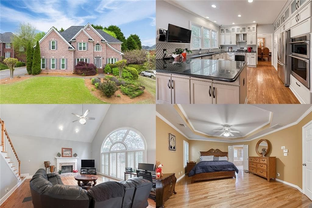 6 bedroom, 5 bathroom, 3,569 sq ft single family residence sold at 455 Pine Bough Court, Alpharetta, GA 30004