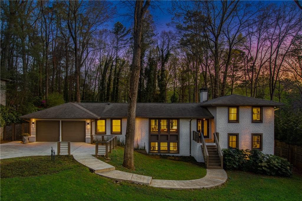 4 bedroom, 4 bathroom single family residence sold at 1485 Harts Mill Road, Brookhaven, GA 30319