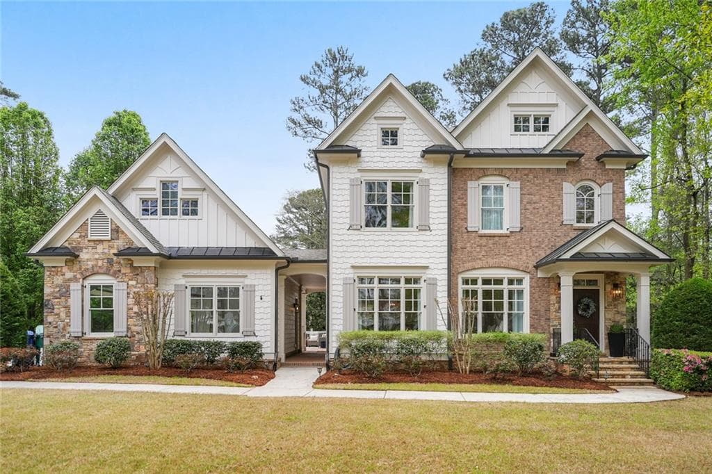 5 bedroom, 5 bathroom, 5,200 sq ft single family residence sold at 2707 Caldwell Road, Brookhaven, GA 30319