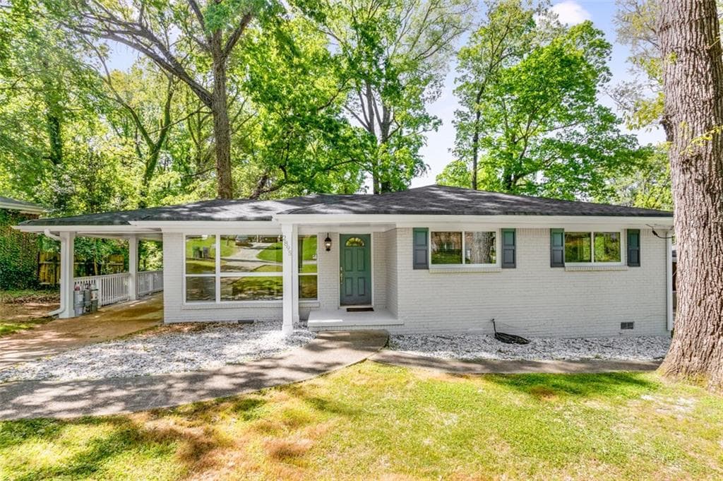 3 bedroom, 2 bathroom, 1,388 sq ft single family residence sold at 2895 Santa Barbara Drive, Decatur, GA 30032