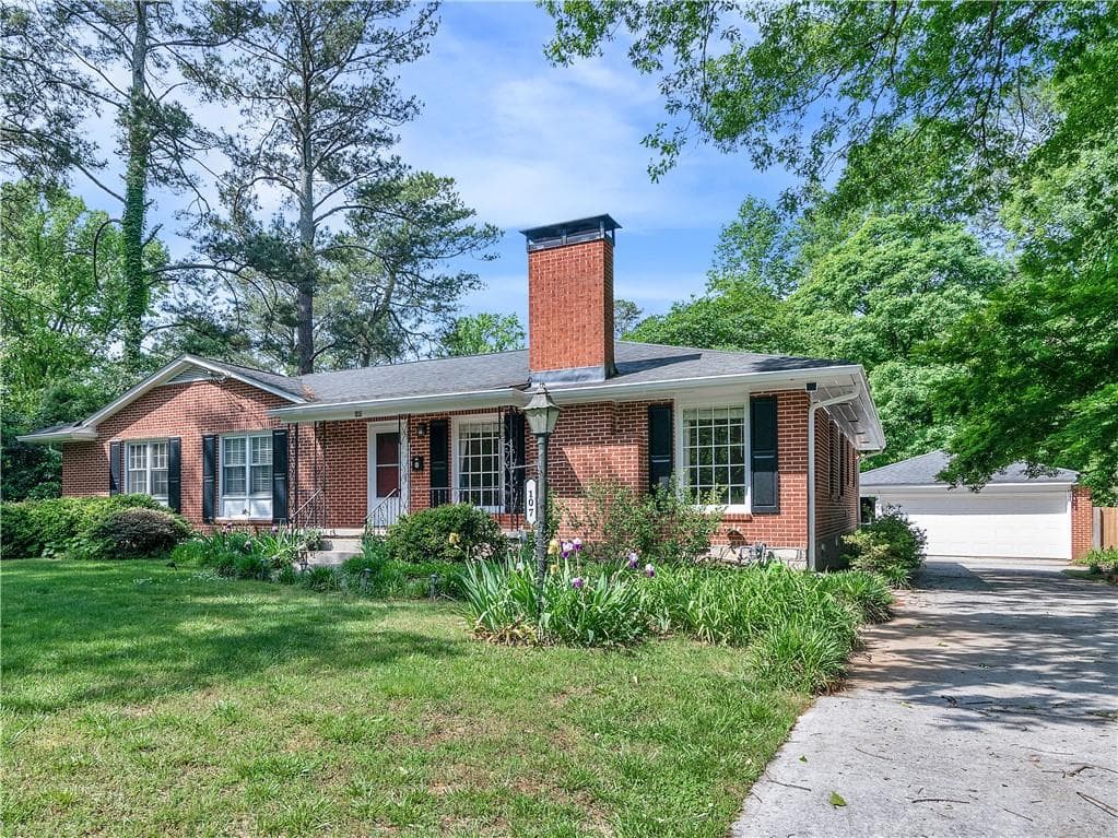 3 bedroom, 4 bathroom, 2,175 sq ft single family residence sold at 107 Dartmouth Avenue, Avondale Estates, GA 30002