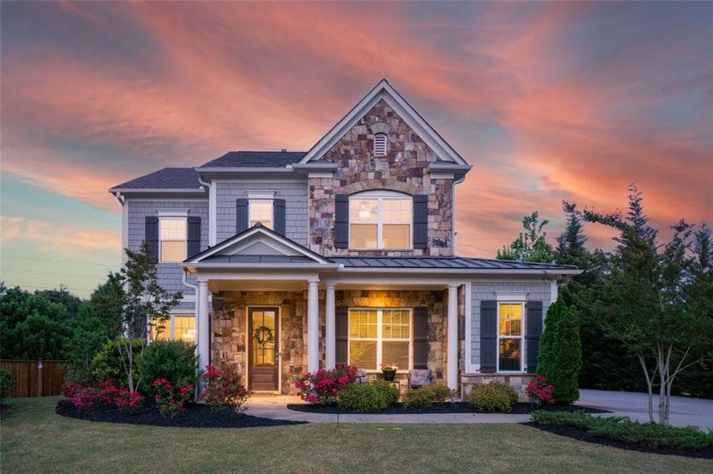 6 bedroom, 6 bathroom, 4,631 sq ft single family residence sold at 1000 ETRIS MANOR Drive, Roswell, GA 30075