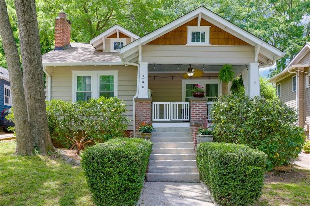 3 bedroom, 2 bathroom, 1,294 sq ft single family residence sold at 346 Clifton Road, Atlanta, GA 30307