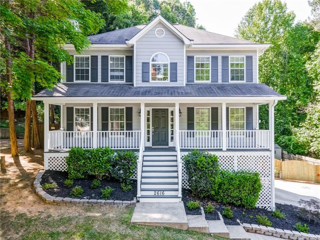 3 bedroom, 3 bathroom, 1,646 sq ft single family residence sold at 2616 Windage Drive, Marietta, GA 30008
