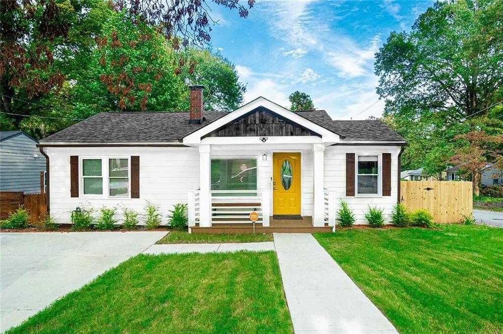 3 bedroom, 2 bathroom, 1,200 sq ft single family residence sold at 669 Cedar Avenue, Atlanta, GA 30318