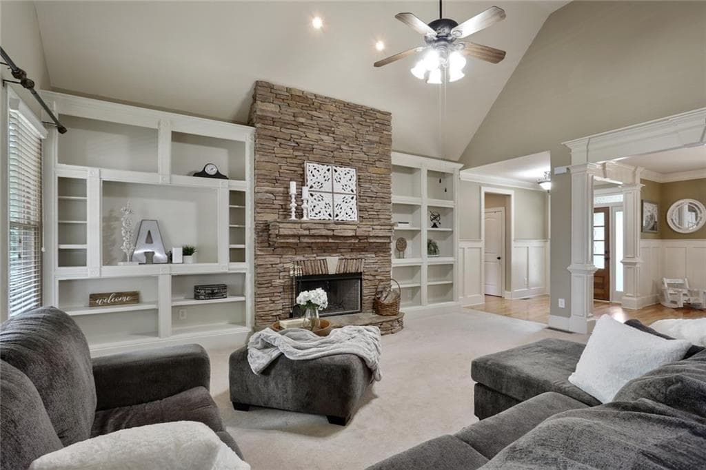 5 bedroom, 4 bathroom, 3,370 sq ft single family residence sold at 305 Morning Dew Court, Canton, GA 30114