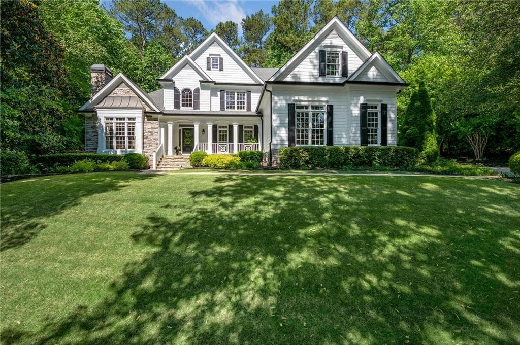 4 bedroom, 4 bathroom, 4,063 sq ft single family residence sold at 605 N Burgess Trail, Milton, GA 30004