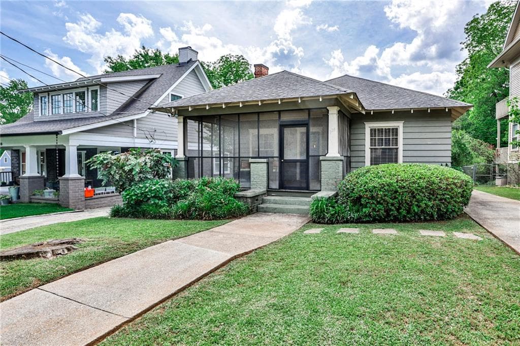 3 bedroom, 1 bathroom, 1,409 sq ft single family residence sold at 124 Fairview Avenue, Decatur, GA 30030