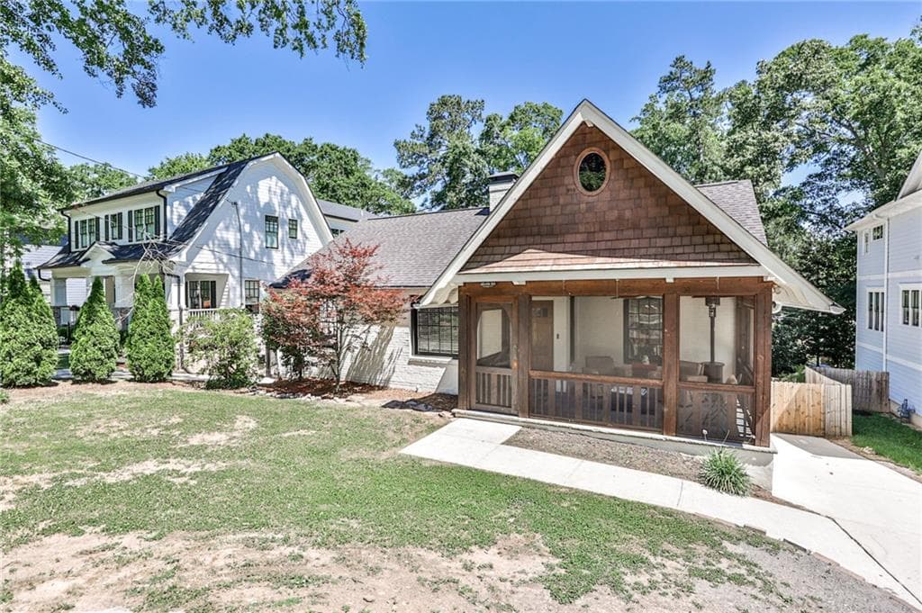 4 bedroom, 2 bathroom, 1,264 sq ft single family residence sold at 132 Brower Street, Decatur, GA 30030