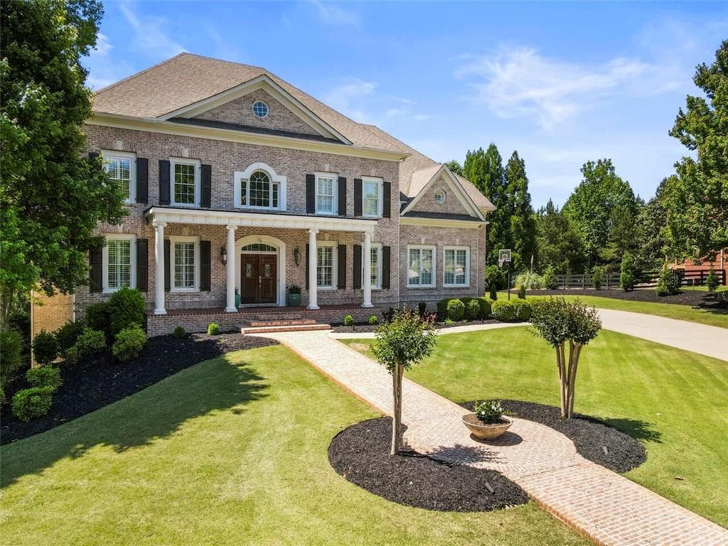 6 bedroom, 7 bathroom, 7,500 sq ft single family residence sold at 14088 Triple Crown Drive, Milton, GA 30004