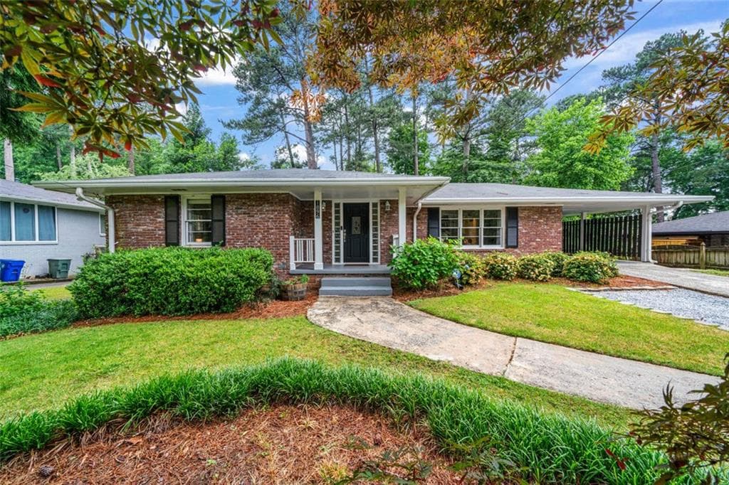 3 bedroom, 3 bathroom, 2,882 sq ft single family residence sold at 1896 Bruce Road, Atlanta, GA 30329