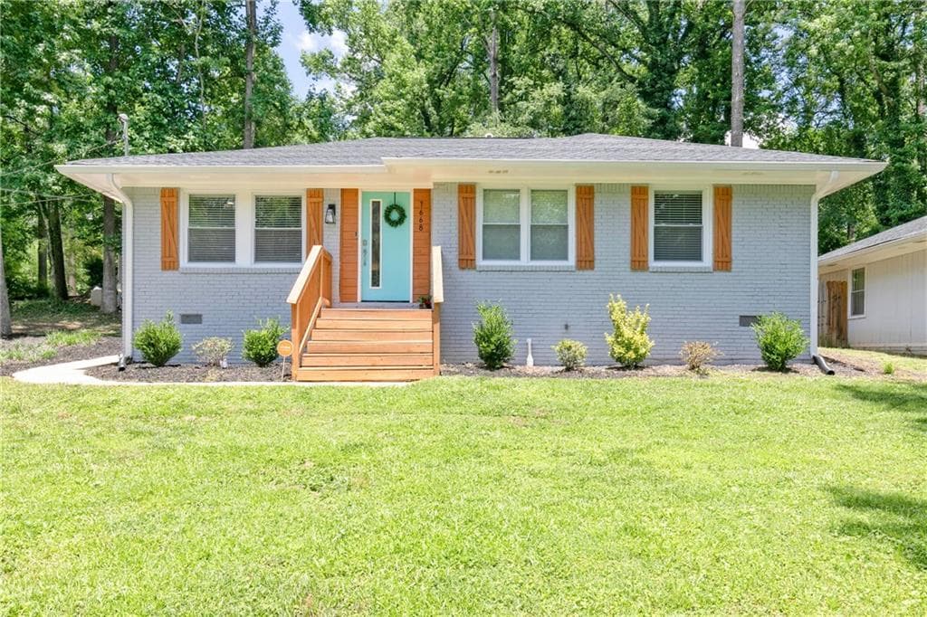 3 bedroom, 3 bathroom, 1,642 sq ft single family residence sold at 1668 Carter Road, Decatur, GA 30032