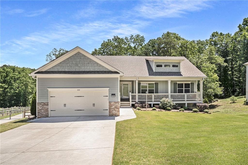 3 bedroom, 3 bathroom, 1,850 sq ft single family residence sold at 222 Woods Circle, Ball Ground, GA 30107