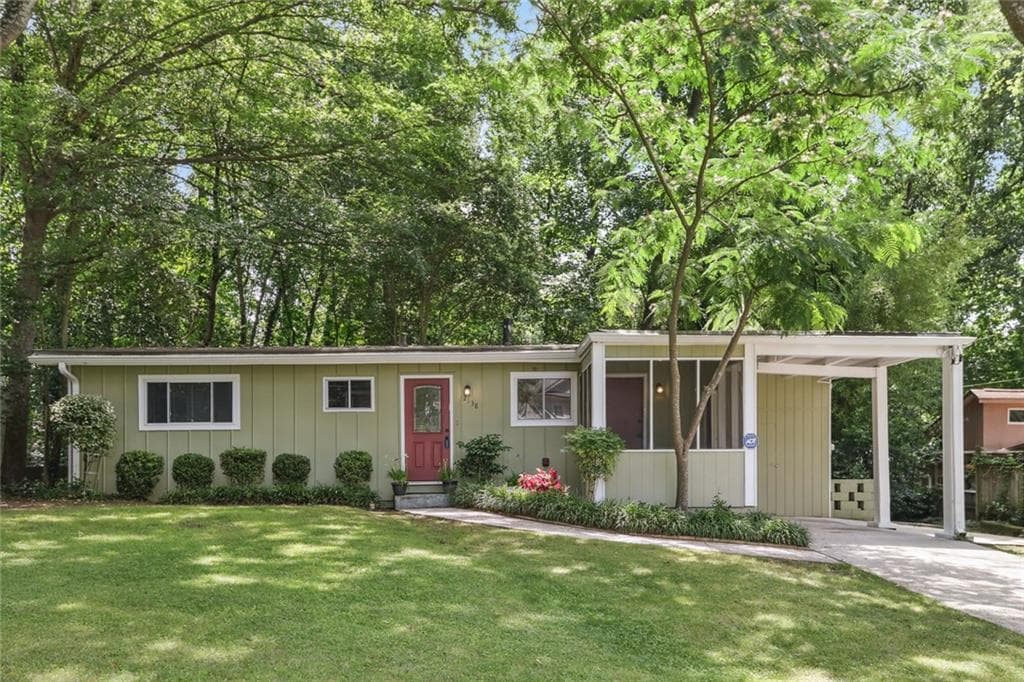 4 bedroom, 2 bathroom, 1,328 sq ft single family residence sold at 2138 Drew Valley Road, Brookhaven, GA 30319