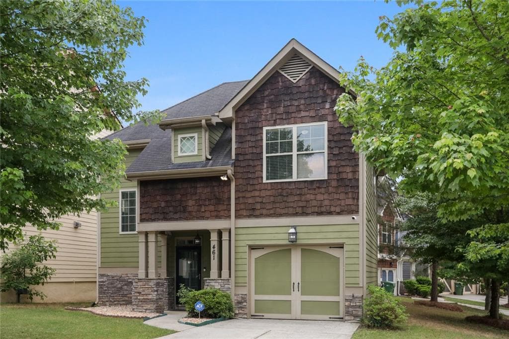 3 bedroom, 3 bathroom, 2,032 sq ft single family residence sold at 461 Burgundy Terrace, Atlanta, GA 30354