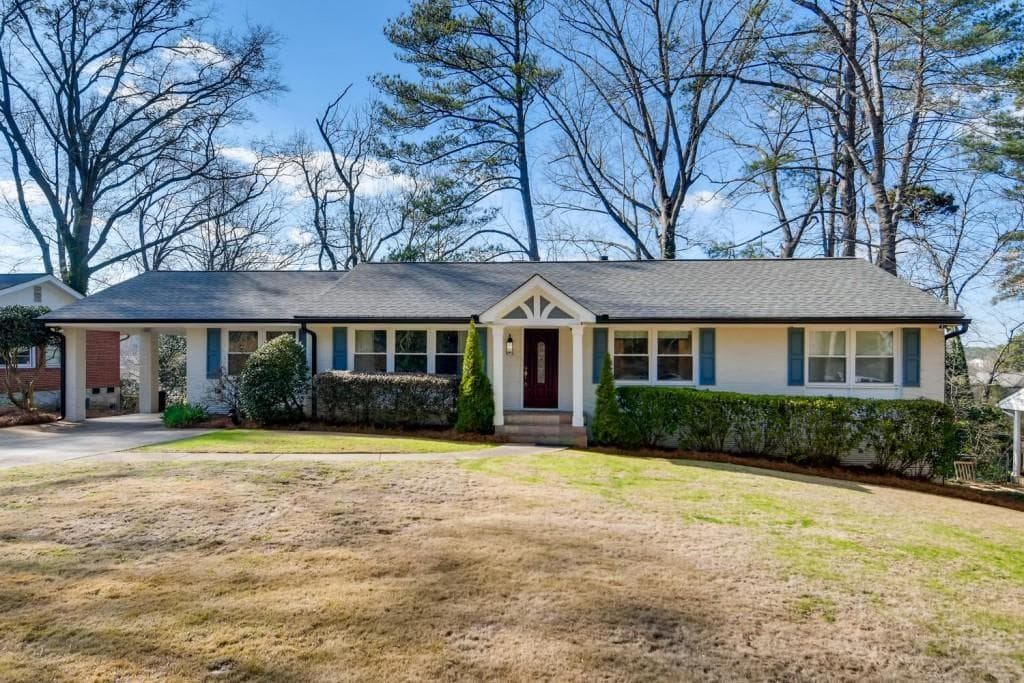 4 bedroom, 3 bathroom, 2,636 sq ft single family residence sold at 1920 Forest Green Drive, Atlanta, GA 30329