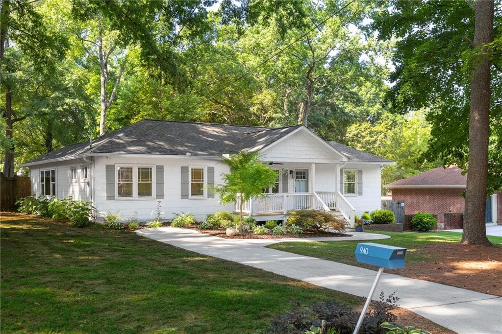 4 bedroom, 3 bathroom, 2,231 sq ft single family residence sold at 940 N Carter Road, Decatur, GA 30030