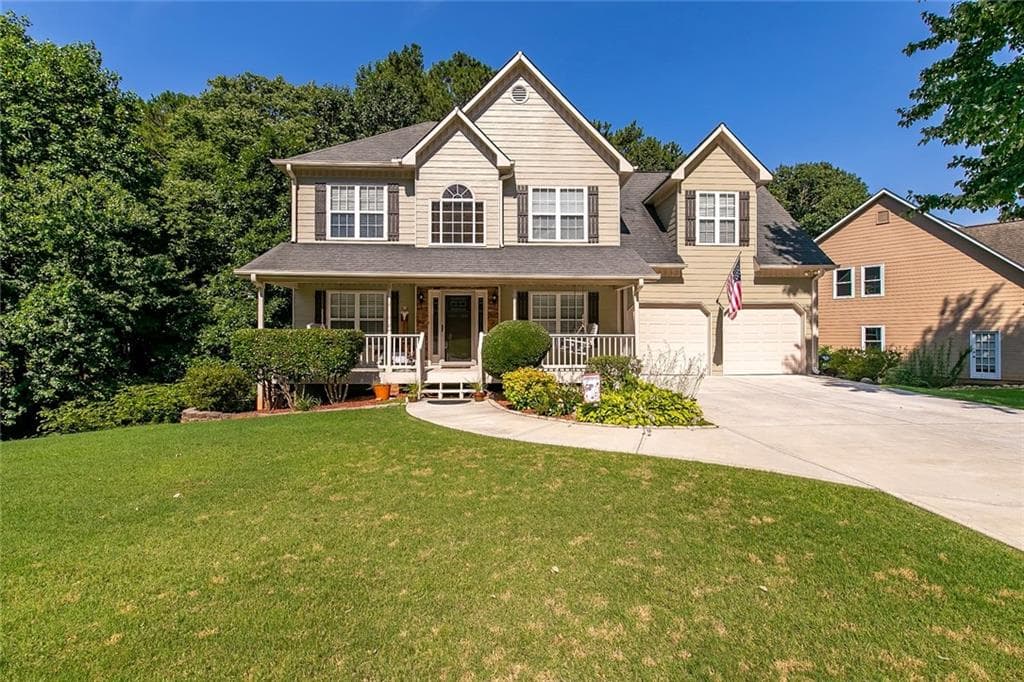 5 bedroom, 4 bathroom, 3,096 sq ft single family residence sold at 2091 Township Drive, Woodstock, GA 30189
