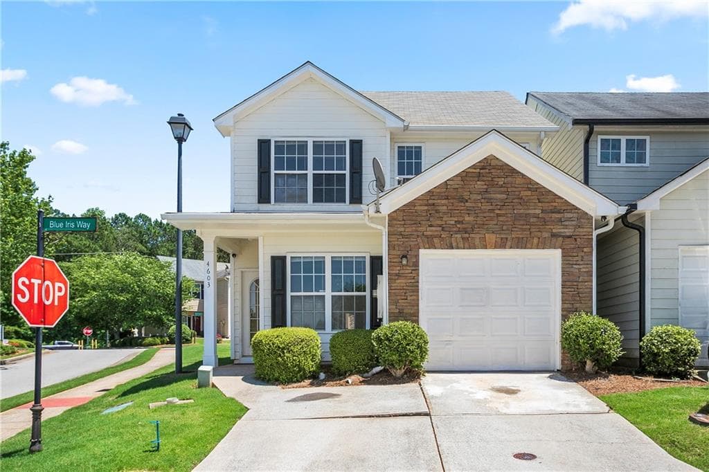 4 bedroom, 3 bathroom, 1,856 sq ft single family residence sold at 4603 Blue Iris Way, Oakwood, GA 30566