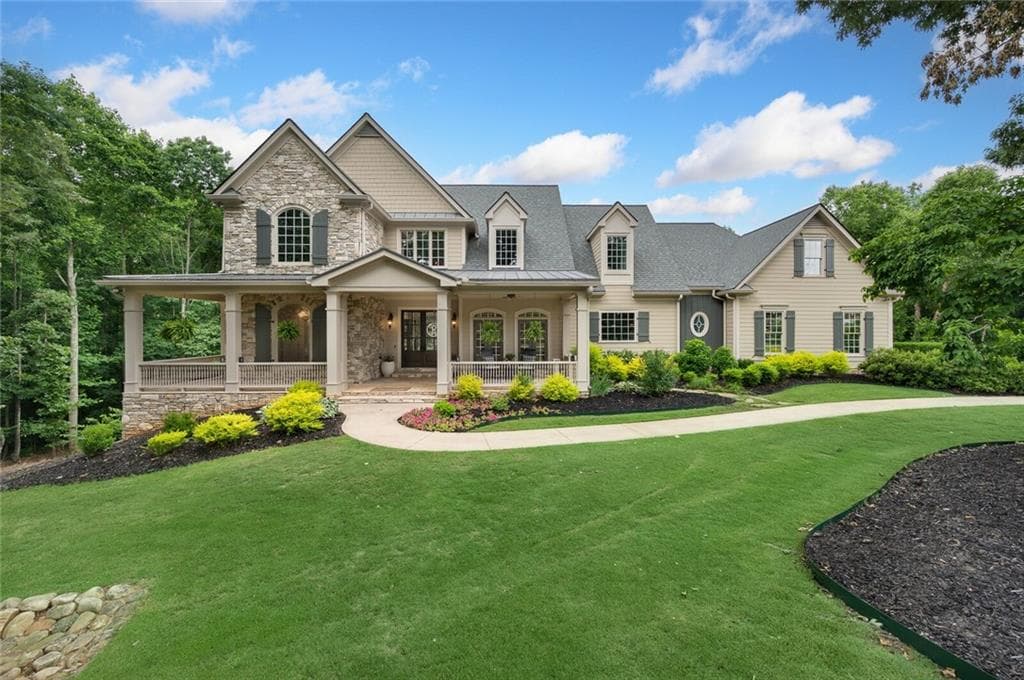 6 bedroom, 6 bathroom, 7,533 sq ft single family residence sold at 131 Arbor Shoals Drive, Canton, GA 30115
