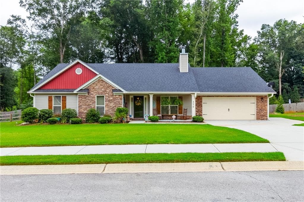 4 bedroom, 3 bathroom, 2,210 sq ft single family residence sold at 370 Petal Creek Lane, Jefferson, GA 30549