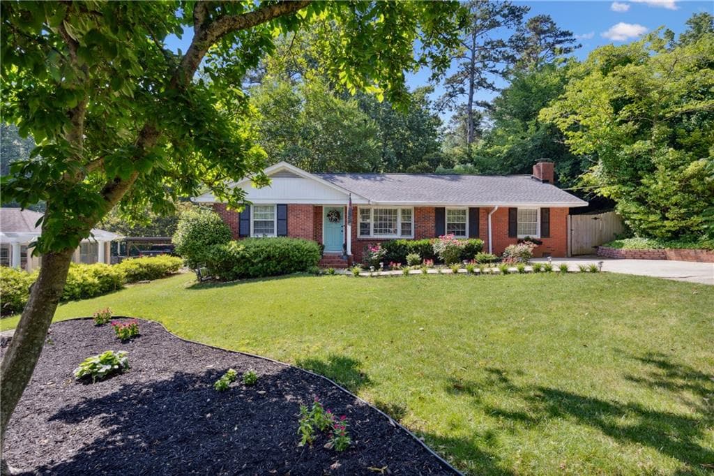 3 bedroom, 2 bathroom, 1,528 sq ft single family residence sold at 1393 Berkeley Lane, Atlanta, GA 30329