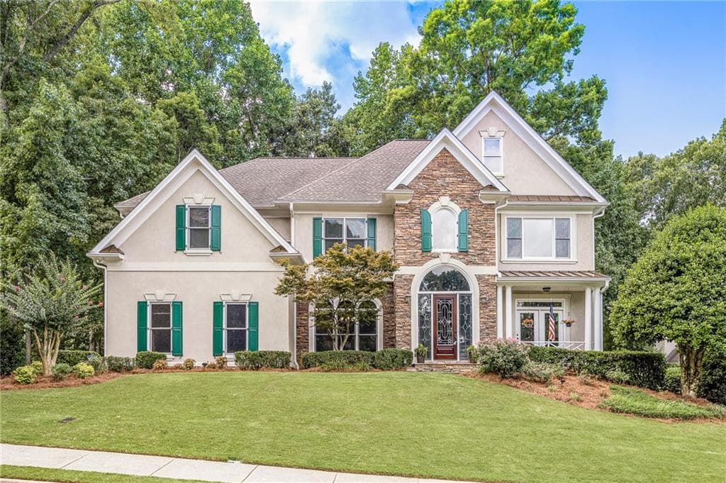 6 bedroom, 5 bathroom, 4,309 sq ft single family residence sold at 1340 Hillcrest Heights, Alpharetta, GA 30005