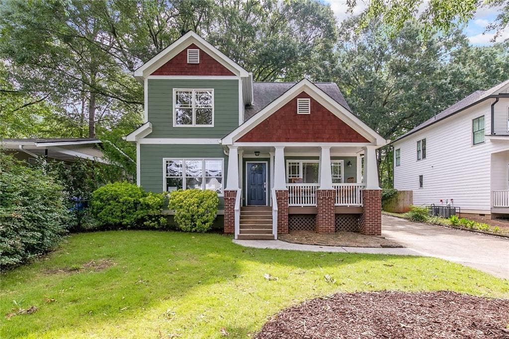 3 bedroom, 3 bathroom, 2,017 sq ft single family residence sold at 201 Murray Hill Avenue, Atlanta, GA 30317
