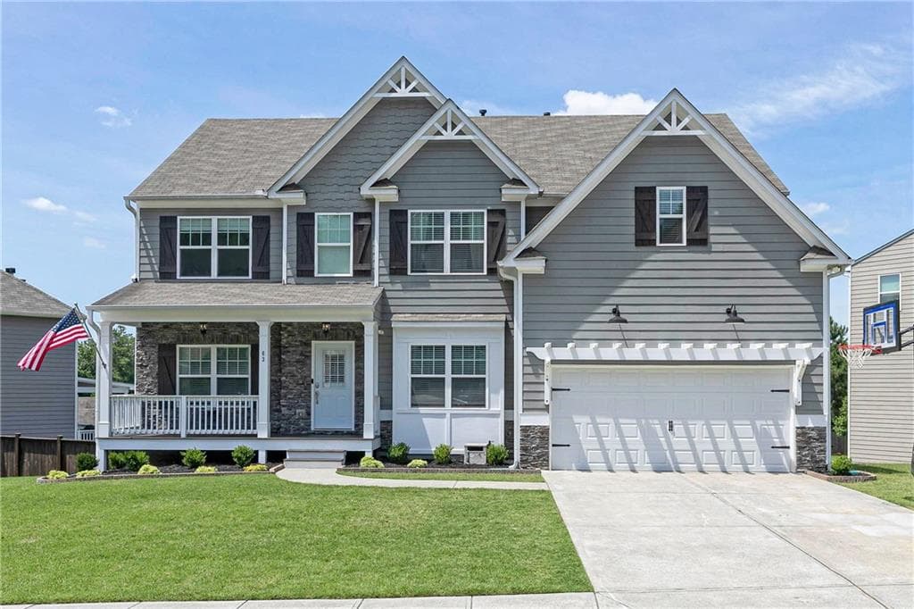 5 bedroom, 3 bathroom, 2,945 sq ft single family residence sold at 63 Grove Meadow Drive, Acworth, GA 30101