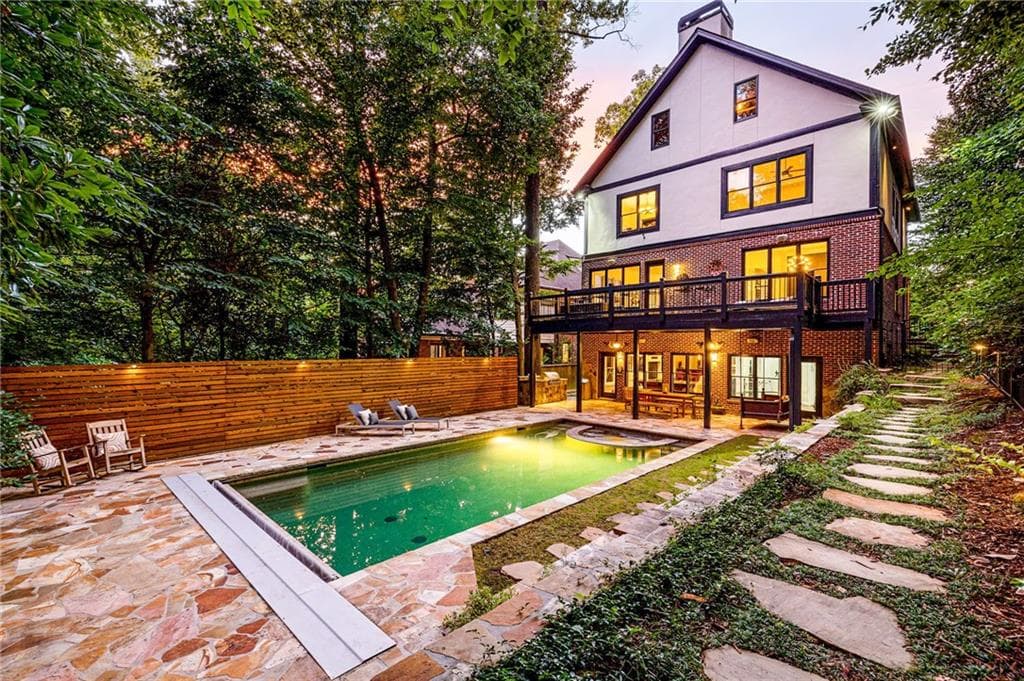 5 bedroom, 5 bathroom, 5,600 sq ft single family residence sold at 911 Amsterdam Avenue, Atlanta, GA 30306