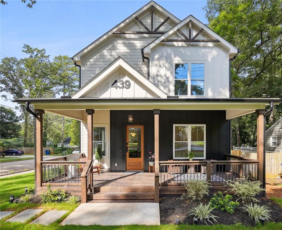 4 bedroom, 4 bathroom single family residence sold at 439 Morgan Place, Atlanta, GA 30317