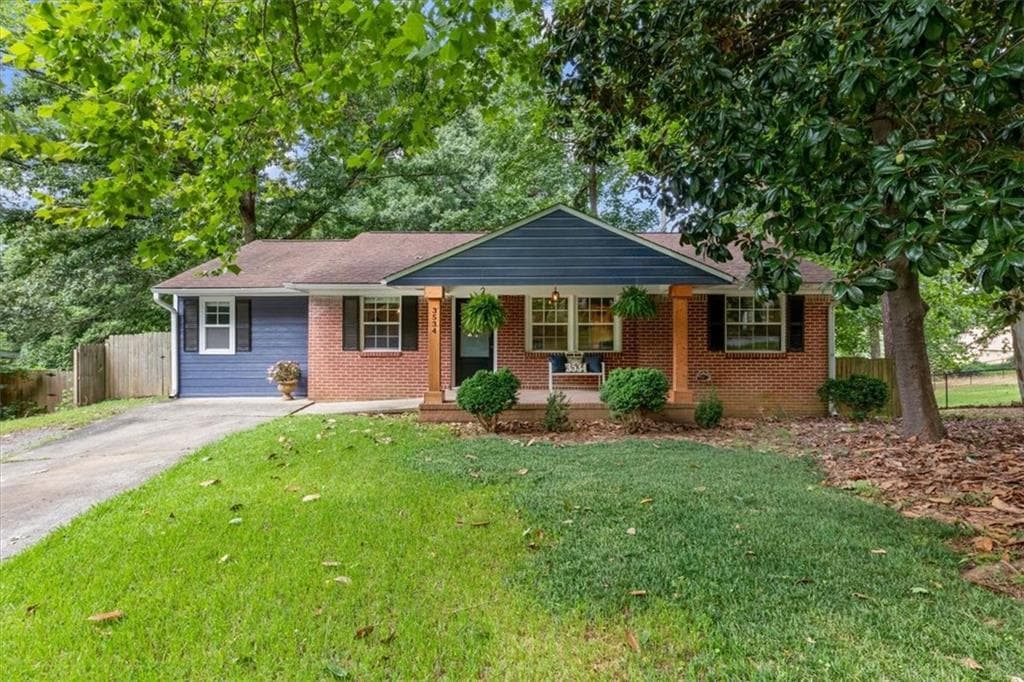 3 bedroom, 1 bathroom, 1,260 sq ft single family residence sold at 3534 Marcia Drive, Smyrna, GA 30082