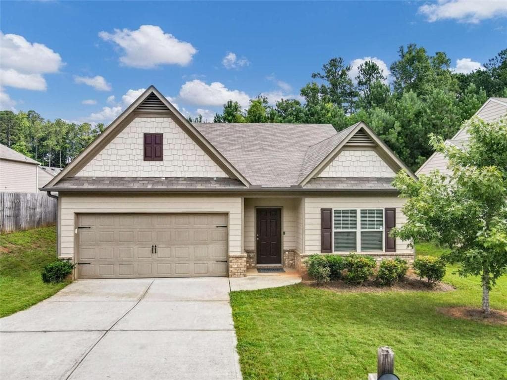 3 bedroom, 2 bathroom, 1,400 sq ft single family residence sold at 7377 Saint Peter Way, Fairburn, GA 30213
