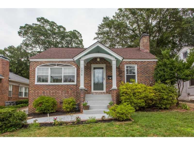 4 bedroom single family residence sold at 1216 Woodland Avenue, Atlanta, GA 30316