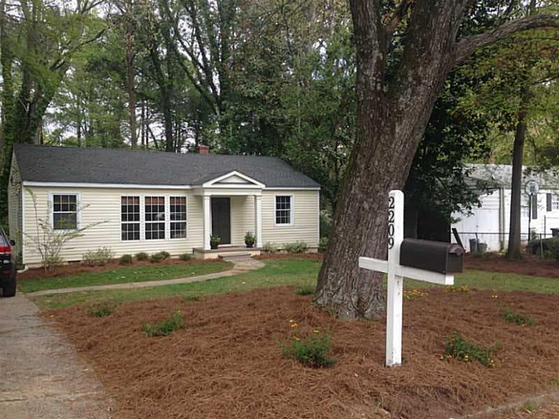 2 bedroom, 960 sq ft single family residence sold at 2209 Clairmont Terrace, Atlanta, GA 30345
