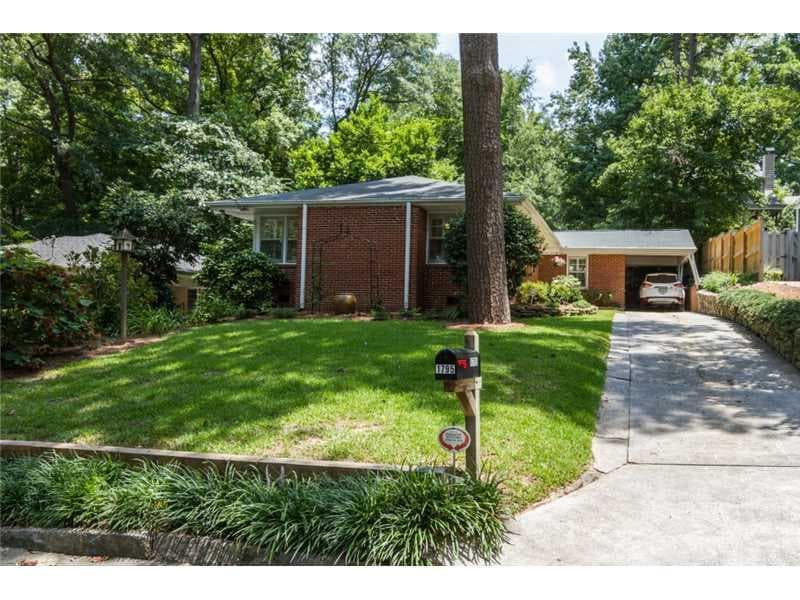 3 bedroom single family residence sold at 1795 Piedmont Way, Atlanta, GA 30324