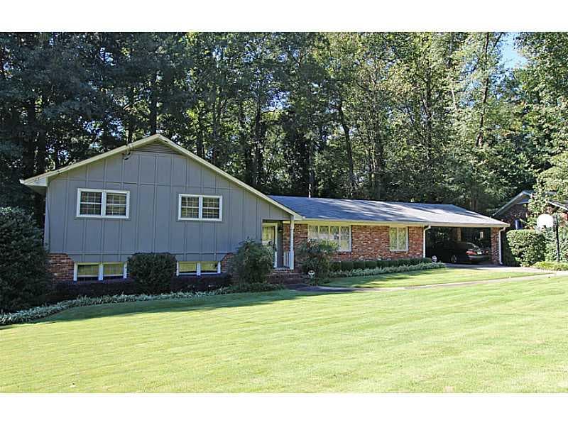 4 bedroom single family residence sold at 5780 Kayron Drive, Sandy Springs, GA 30328