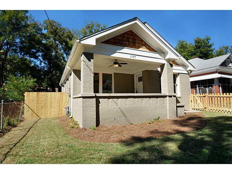 3 bedroom single family residence sold at 197 Campbell Street, Atlanta, GA 30317