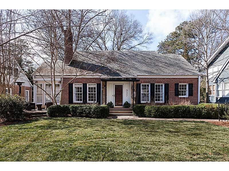 4 bedroom single family residence sold at 337 Shadowmoor Drive, Decatur, GA 30030