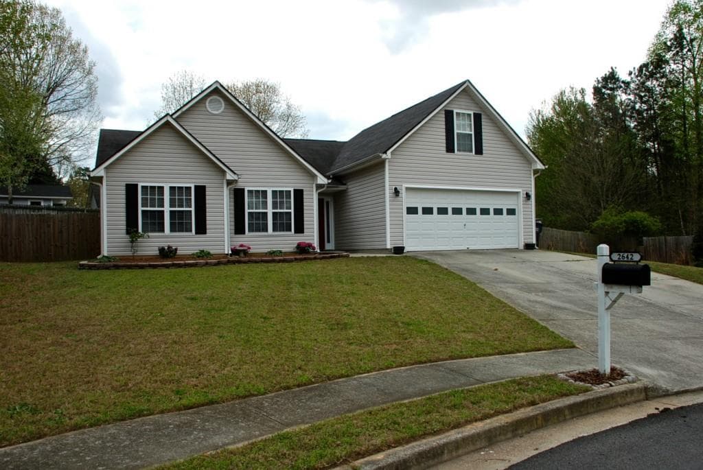 4 bedroom single family residence sold at 2642 Fort Apachee Court, Dacula, GA 30019
