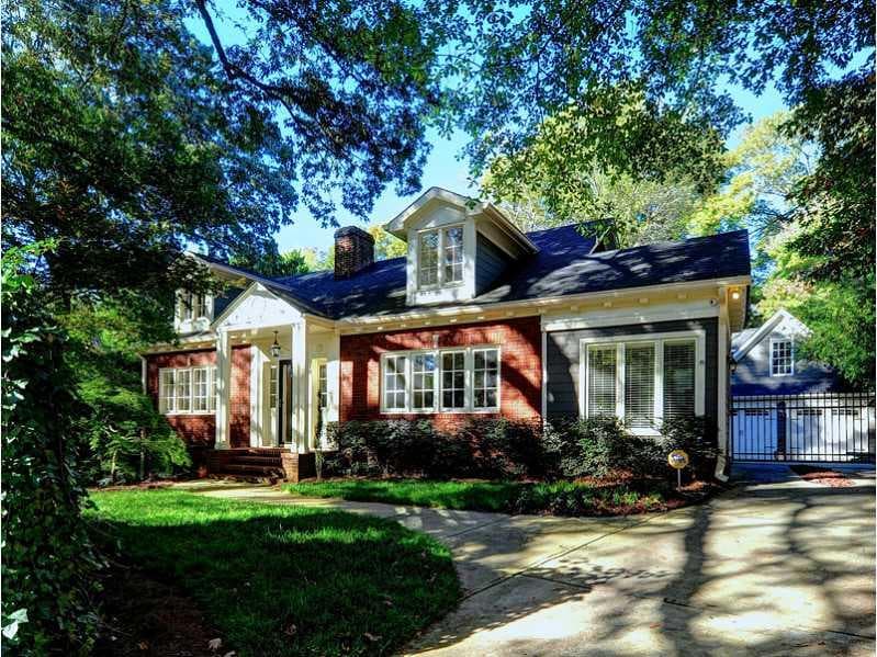 5 bedroom, 4,168 sq ft single family residence sold at 1466 University Drive, Atlanta, GA 30306
