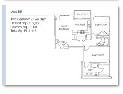2 bedroom, 1,056 sq ft condominium sold at 250 Pharr Road 1701, Atlanta, GA 30305