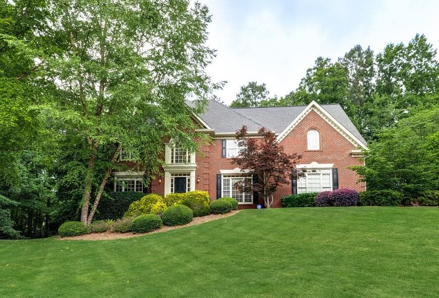 5 bedroom, 5,430 sq ft single family residence sold at 445 Whispering Wind Lane, Alpharetta, GA 30022