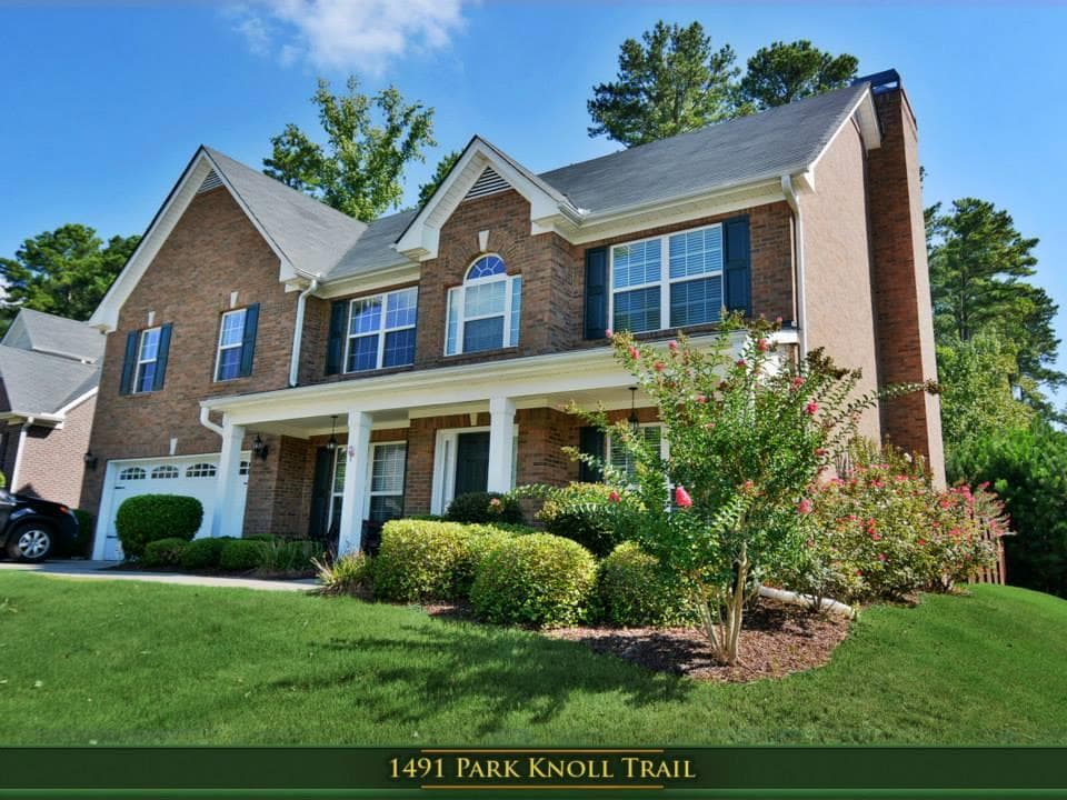 4 bedroom, 2,735 sq ft single family residence sold at 1491 Park Knoll Trail, Lawrenceville, GA 30043