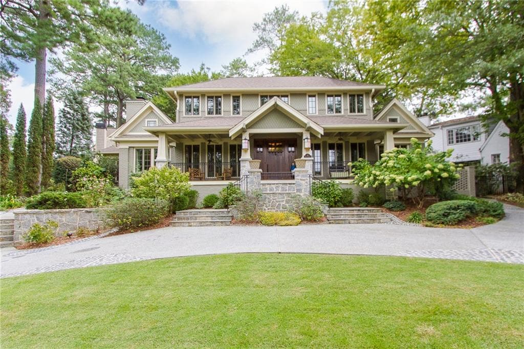 5 bedroom, 5,811 sq ft single family residence sold at 92 Golf Circle, Atlanta, GA 30309