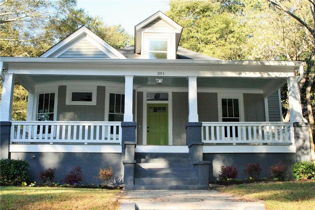 4 bedroom, 2,200 sq ft single family residence sold at 391 Monument Avenue, Atlanta, GA 30316