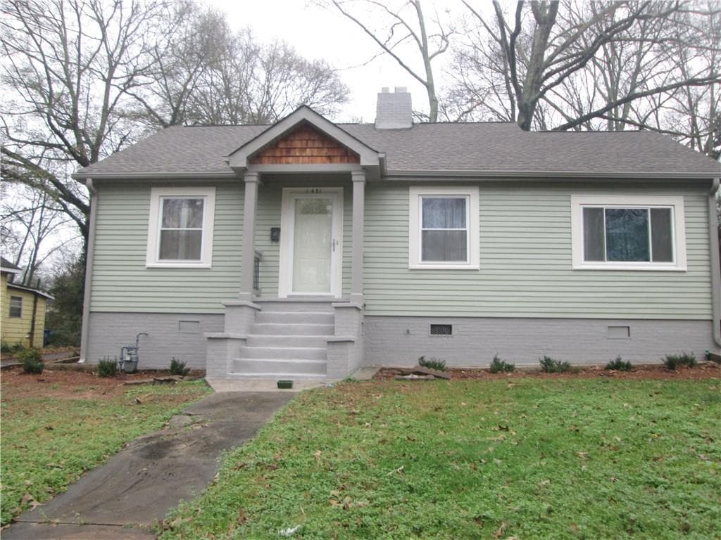 2 bedroom, 1,113 sq ft single family residence sold at 1421 Glenwood Avenue, Atlanta, GA 30316