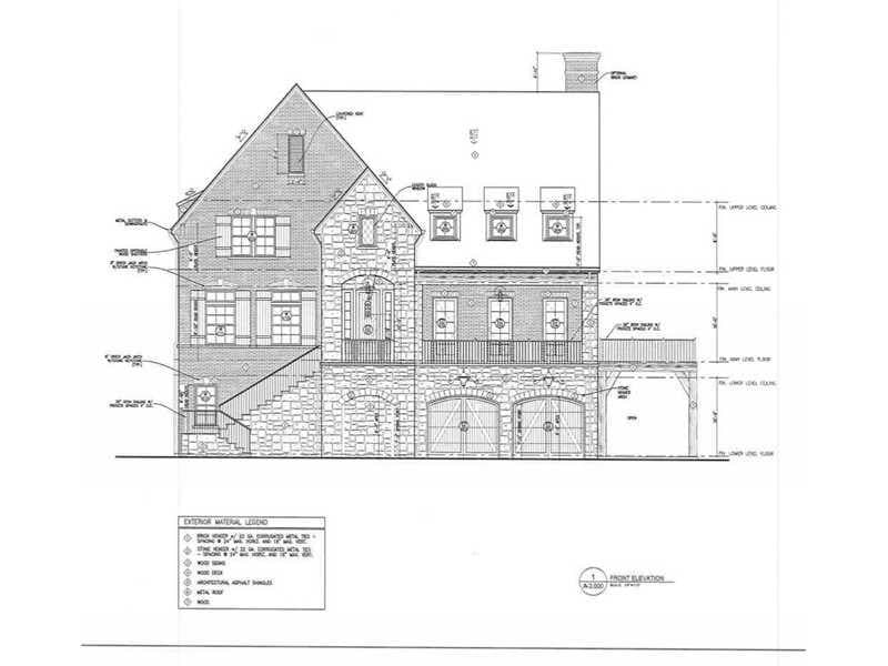 5 bedroom, 4,367 sq ft single family residence sold at 1743 Buckhead Lane, Atlanta, GA 30324