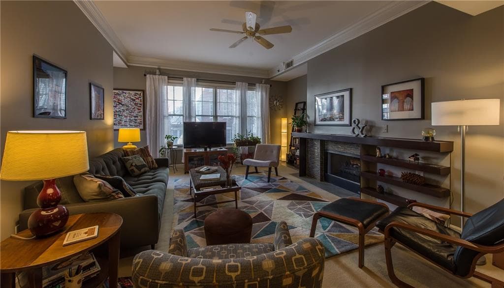 2 bedroom condominium sold at 850 Piedmont Avenue 1205, Atlanta, GA 30308