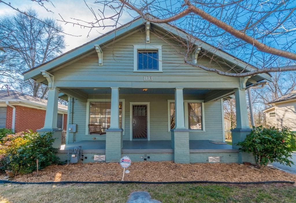 2 bedroom, 1,320 sq ft single family residence sold at 103 Clifton Street, Atlanta, GA 30317